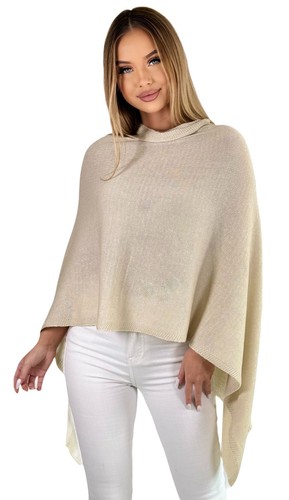 Damen poncho cape - damen, Überwurf
