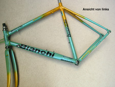 Bianchi Lite Alloy Reparto Corse 58 cm Rennradrahmen 1995 mit Gabel – !!DEFEKT!!