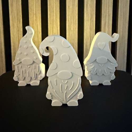 Wichtel gnome dekofiguren - dekofiguren, 3er