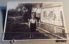 Altes Foto junge, Knabe vor