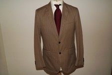 MC NEAL   100% Baumwoll  Sakko   Gr. 48  mit Patches  braun  Patrick  Herren