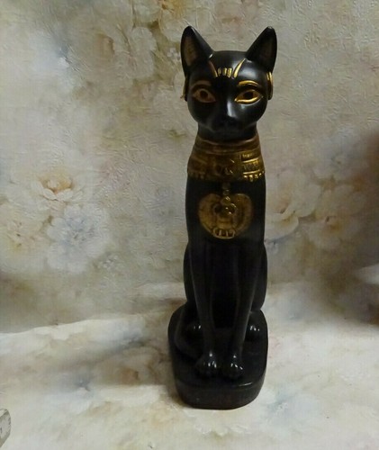 Bastet figur sitzend - figur,