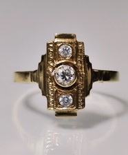 Art Deco Ring Gold