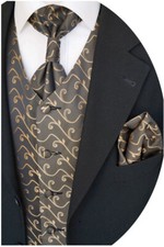 Hochzeitsweste mit Plastron