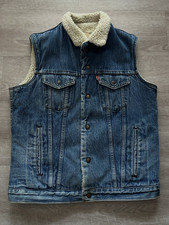 LEVI'S Sherpa Jeans Weste 40 L