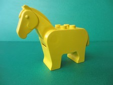 Lego Duplo Pferd Vintage gelb