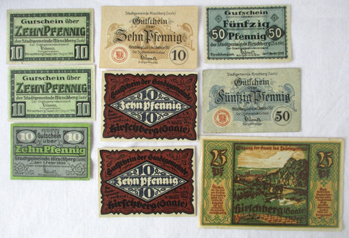 Banknoten notgeld - 9,