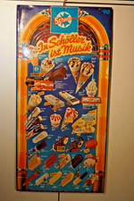 alte Schöller Eistafel aus Pappe - 1990 - In Schöller ist Musik