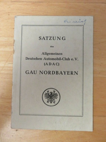 Adac satzung gau nordbayern - satzung,