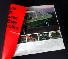 VW PASSAT 1.....großer 4-Seiten-Einführungsprospekt Facelift...TOP...1977