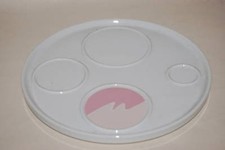 Gedeck Platte weiss Rosa wave Life Revival Friesland