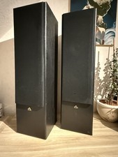 Pilot TYP 600 Standlautsprecher Set Lautsprecher Boxen Schwarz