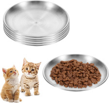 6 Stück Katzennapf Flach