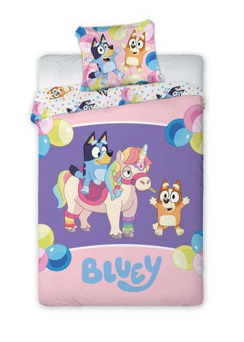Bluey wende bettwäsche set - bluey, wende-bettwäsche-set
