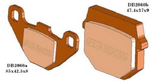 Bremsbeläge delta braking - bremsbeläge,