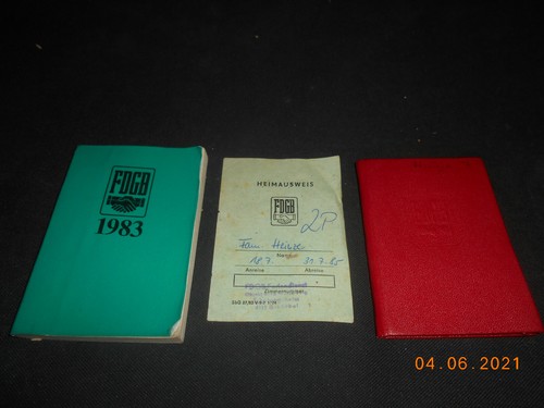 Ddr fdgb kalender 1983 - 1983, +