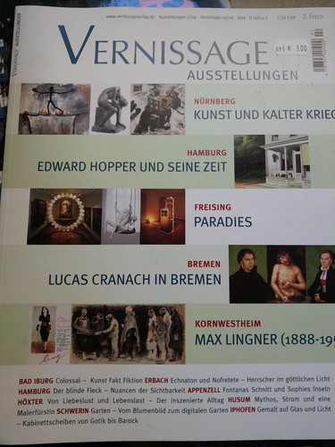 Zeitschrift heft vernissage - zeitschrift,