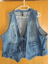 Jeans Weste Maxi Blue Gr