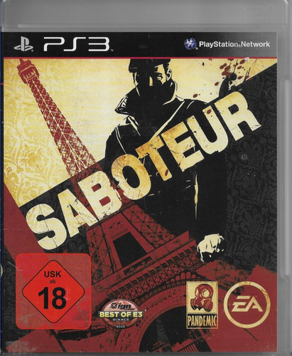 Saboteur playstation - 3,