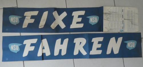Original nsu werbemittel - original,