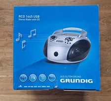 Grundig RCD 1445 USB Stereo Radio mit CD Player Betrieb mit Batterie oder Kabel
