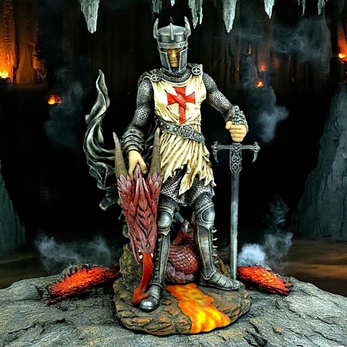 Tempelritter tötet drache - tempelritter,