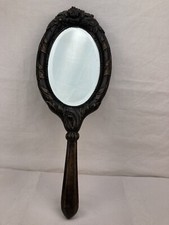 Handspiegel antik groß ca 37 cm Facette Sammlerstück top Deko