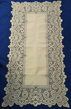 Deckchen Creme Tischdecke