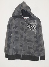 graue Kapuzensweatjacke