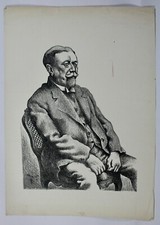 Aquatinta radierung portrait - radierung,