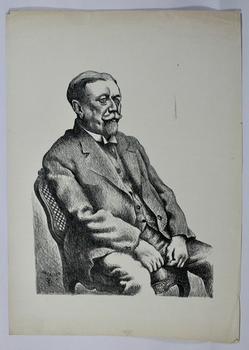 Aquatinta radierung portrait - radierung,