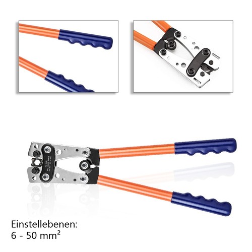 Crimpzange presszange 50mm - presszange, 6-50mm²