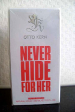Otto Kern Never Hide For Her 30 ml Eau de Parfum EDP Spray Vintage Rarität Neu F