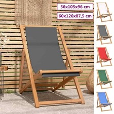 Teak Massivholz Strandstuhl