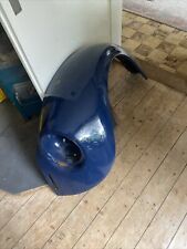 VW Käfer Original Kotflügel vorne links mit Blinkerloch dunkelblau