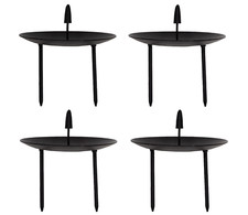 4 x Kerzenhalter schwarz