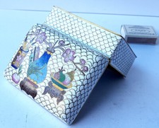 Schatulle, Cloisonne, Emaille, Enamel, China, um 1950 M86