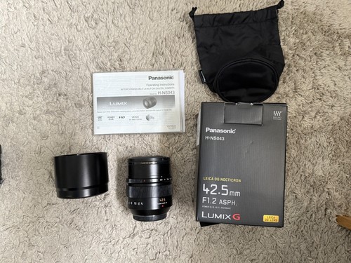 Panasonic lumix 5mm 2 - 42.5mm, f1.2