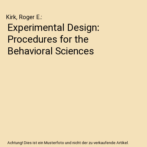 Experimental design - experimental,