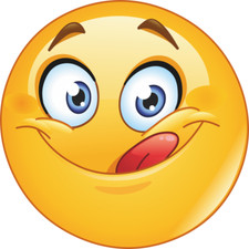 Aufkleber Lecker Smiley Smily Autoaufkleber Sticker Konturschnitt