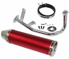 TUNING Auspuff Schalldämpfer Roller GY6 4T ChinaROLLER 139 QMB REX LONGJIA ZIPP 