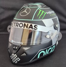 Nico Rosberg Helm/helmet 2014  1:2 Formel 1 custom Umbau klares Visier