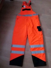 ENGELBERG STRAUSS LATZHOSE GR.L GEFÜTTERT, ORANGE