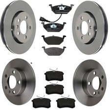 Bremsen Set Scheiben u Klötze VORNE HINTEN für VW Golf 4 1.4 16V 
