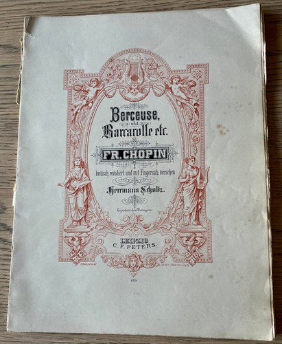 Chopin berceuse barcarolle etc - barcarolle,