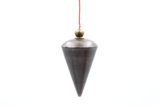 Pendel aus Messing Brass massiv Esoterik Kegelpendel Schraubpendel H 7 cm