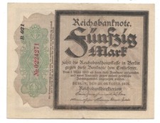 50 Mark 1918 Ro. 56d