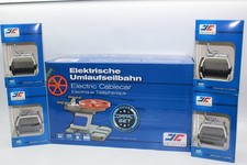 JC 83289 Kompaktseilbahn Umlaufseilbahn Seilbahn + 4 Gondeln NEU OVP 1:32