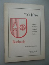 700 Jahre Burbach 1966 Burpach