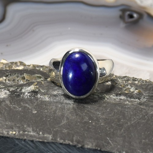 Lapislazuli ring 925er - lapislazuli,